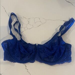 Victoria's Secret Royal Blue Lace Bra